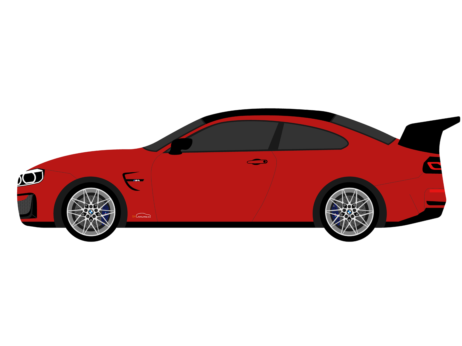BMWM4GTSside